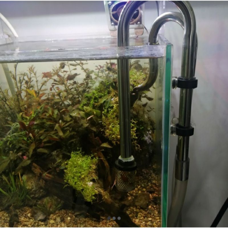 lily pipe stainless 5/8 canister aquascape