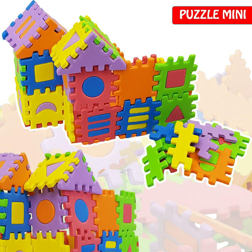 (BISA COD) Mainan Puzzle/ Puzzle Spons/  Mainan Edukasi Puzzle Spons Rumah 8188