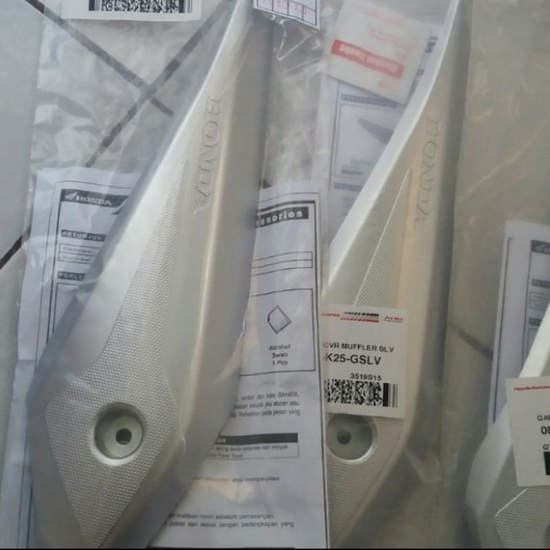 Garnish knalpot honda beat esp original AHM