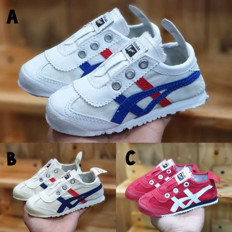 Sneaker sepatu slipon fashion anak anak unisex murah import quality