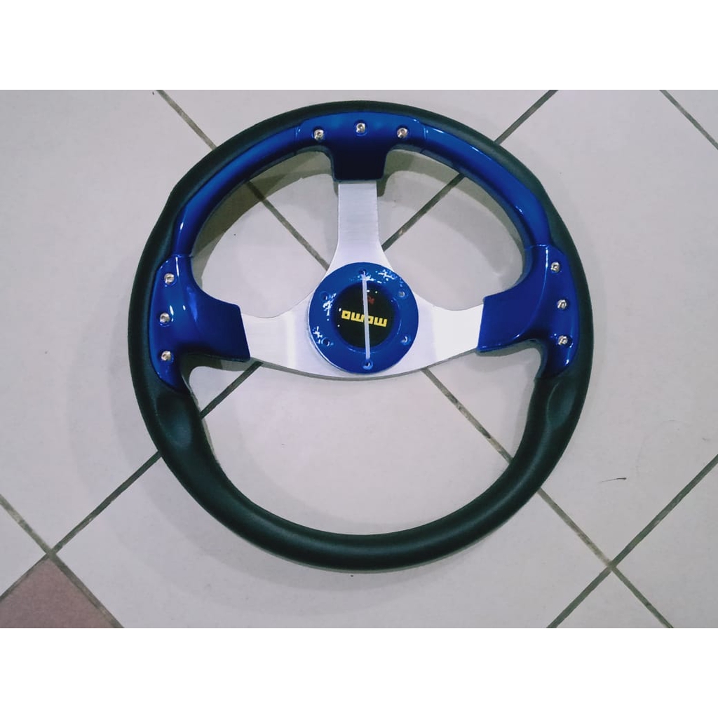 Setir - Stir - Steer Momo Racing Mobil NARDI 14 Inch Biru