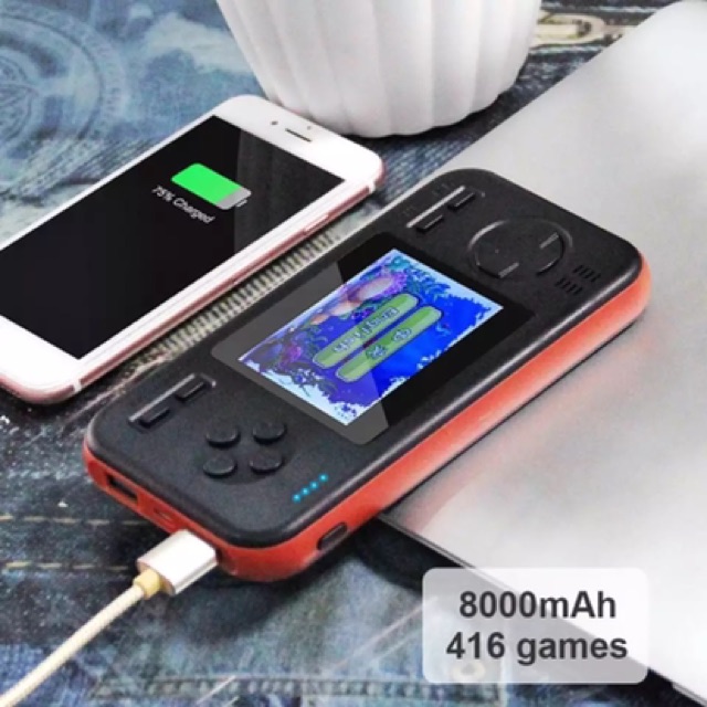 Wanle Gameboy Powerbank 8000 Mah 416 in 1 Game BoY Retro Import