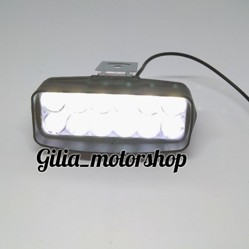 Lampu Tembak Sorot 16 Mata LED Kotak Lampu utama LED 16 mata Buat Motor Mobil/lampu tembak sorot 20 watt