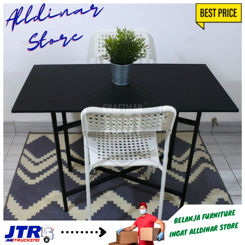 Meja Lipat Meja Bazar 80x50x70 Meja untuk Jualan Meja Makan Lipat Meja Lipat Minimalis