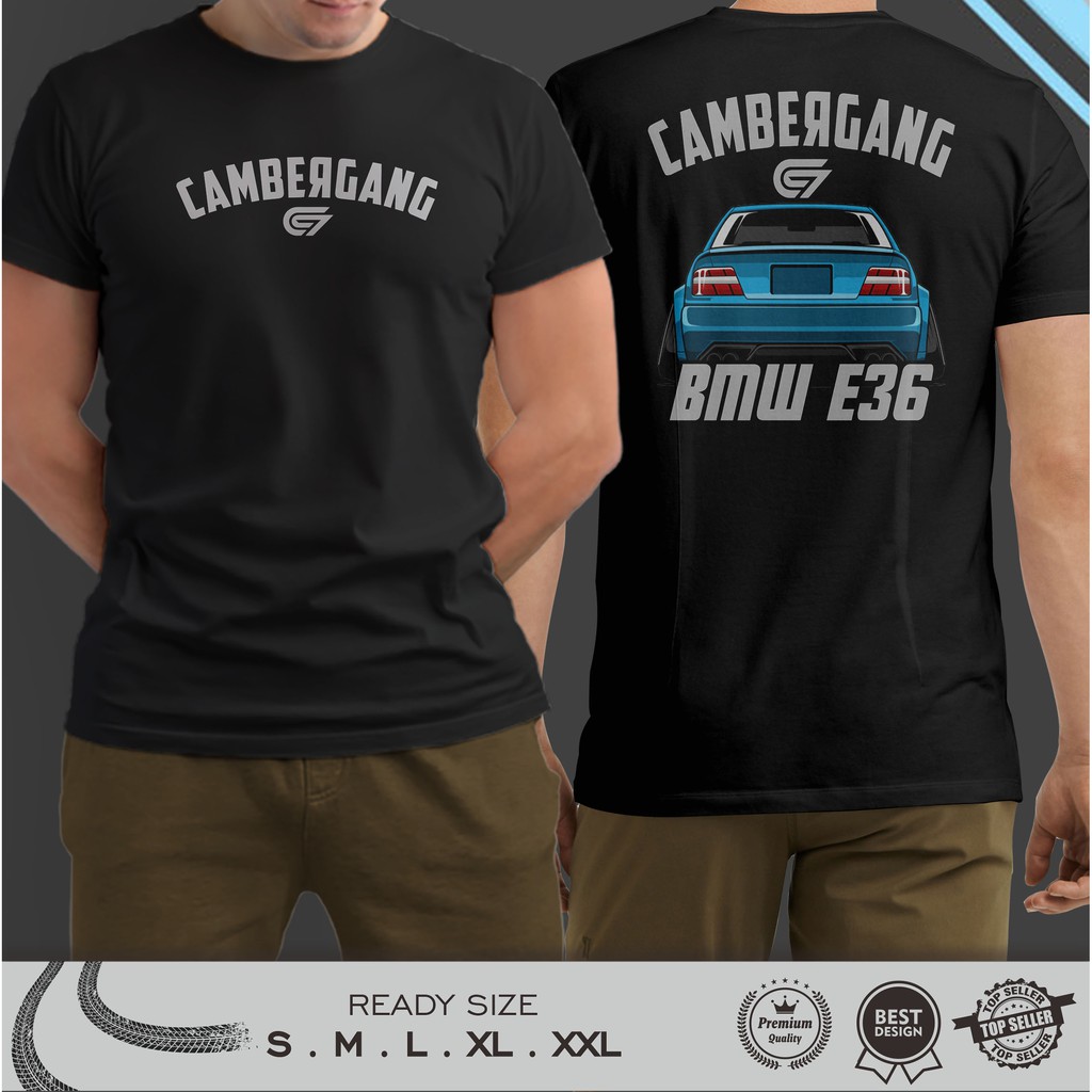 KAOS MOBIL CAMBERGANG BMW E36 / KAOS PRIA / KAOS DISTRO / KAOS KEREN / KAOS KEKINIAN /