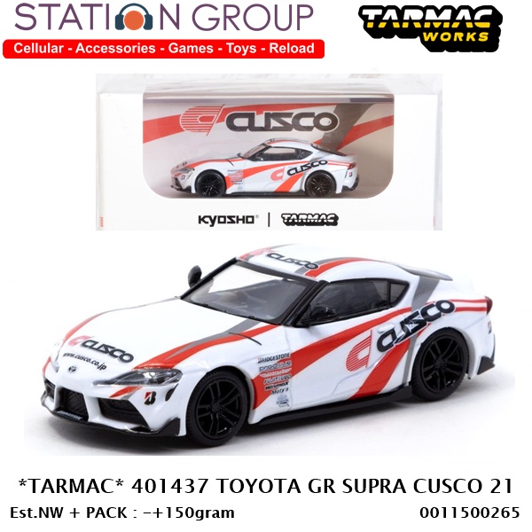 TARMAC 401437 TOYOTA GR SUPRA CUSCO - DIECAST