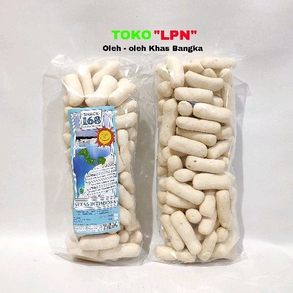 Getas Merk 168 Bangka 250gram - Biru Panjang