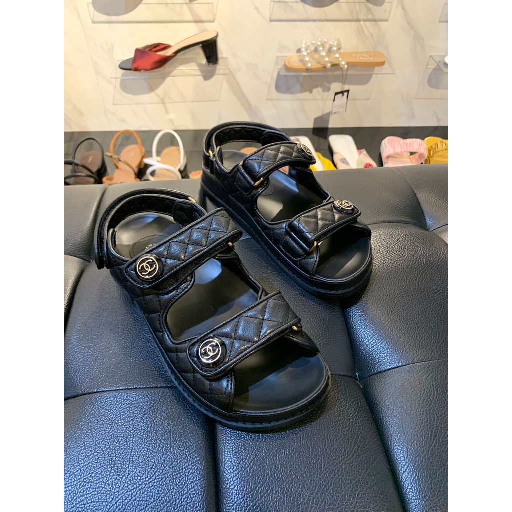 [7.7 Boombastis Sale⚡] - SENDAL WANITA KEKINIAN CNLS002 SANDAL SLIP KASUAL VELCRO PREMIUM IMPORT