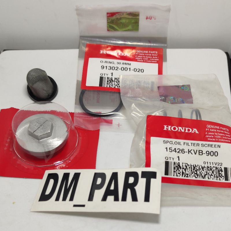 tutup baut filter saringan per oli beat eco delux vario scoopy spacy pop street vario 110 125 150 16