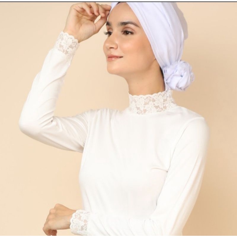 MANSET BAJU WANITA RENDA PREMIUM LENGAN PANJANG BAHAN RAYON