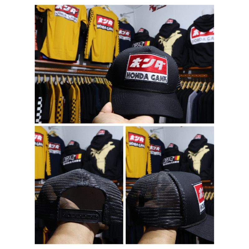 TOPI BORDIR HONDA GANK
