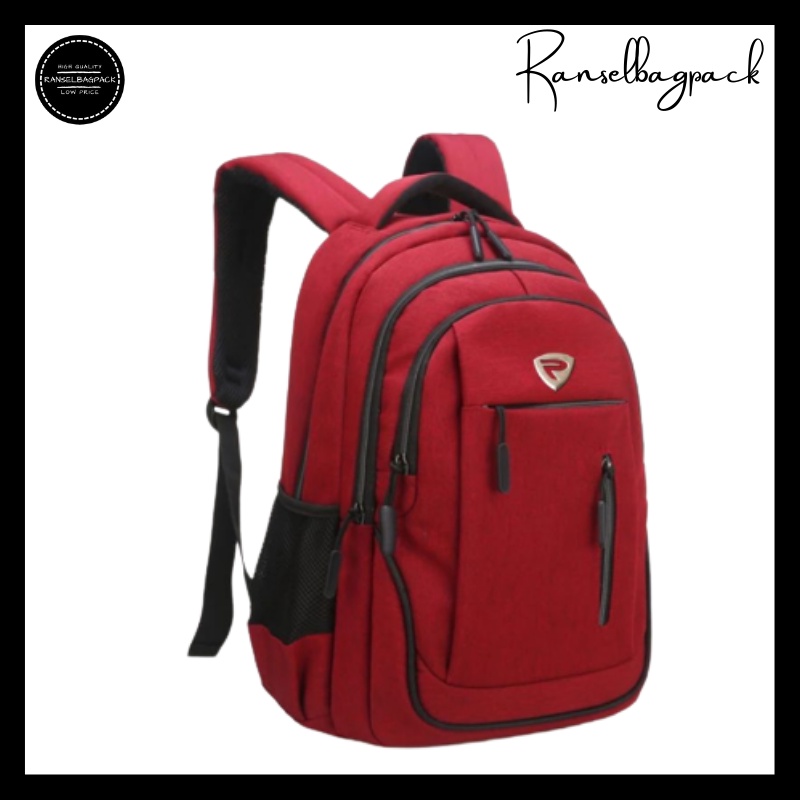 Tas Ransel Pria - Tas Sekolah Kuliah Kerja Travel Remaja Dewasa Model Murah Terbaru Korea Kekinian Multifungsi Stylish Backpack Punggung Bahu Besar Bagus Import Lokal Original Fashion Simple Casual Elegan Cowok