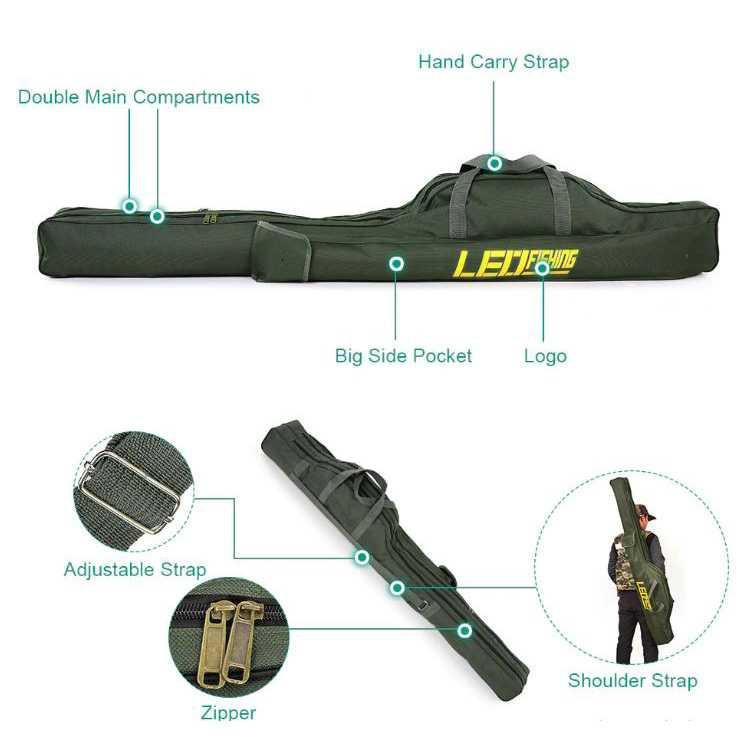 LEO Tas Perlengkapan Memancing Multifungsi Size 150CM