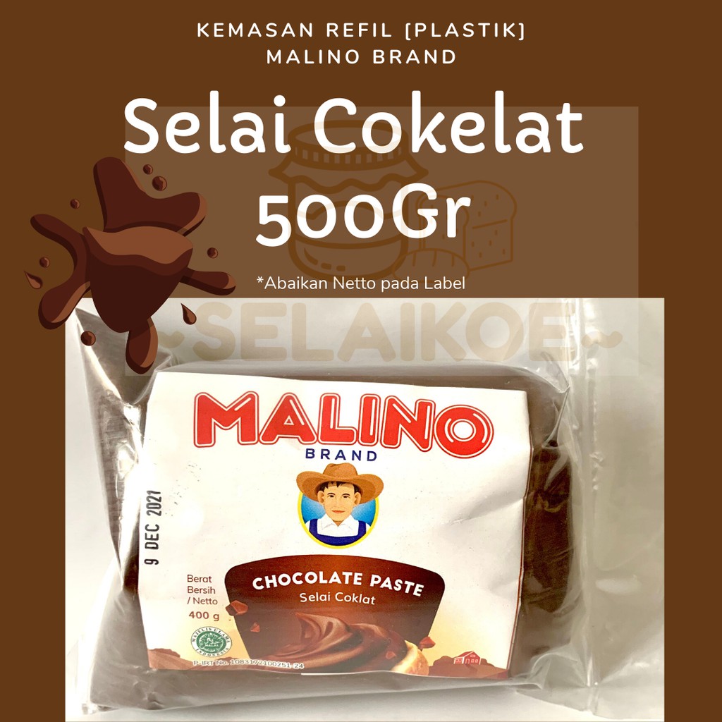

Selai Cokelat Chocolate Paste 500gr - MALINO BRAND