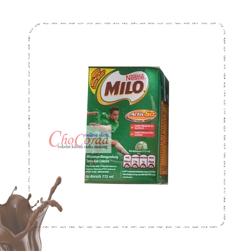 

Susu nestle UHT MILO 110 ml