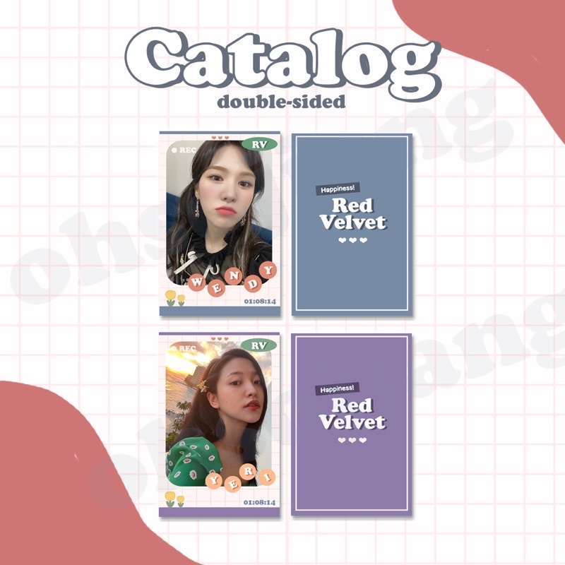 RED VELVET KEYRING VOL.2 KEYCHAIN GANTUNGAN KUNCI REVELUV