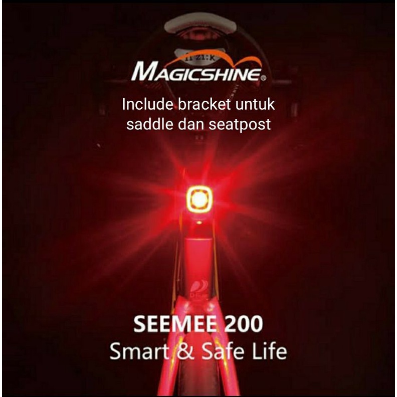 Lampu belakang sepeda Magicshine Seemee 200 mirip Bontrager flare