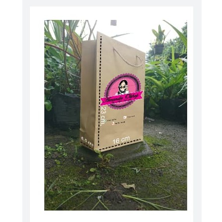 

paper bag coklat SABLON 7x13x18 olshop
