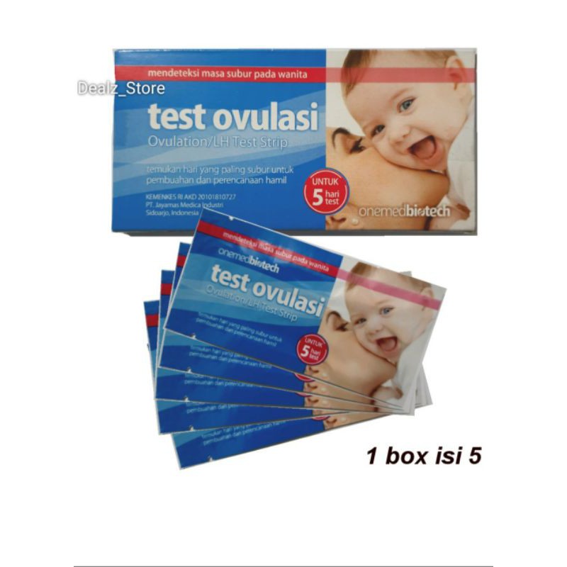 Baby test PER BOX / BABY TEST PER BOX  pendeteksi masa subur wanita masa ovulasi BABY TES ONEMED