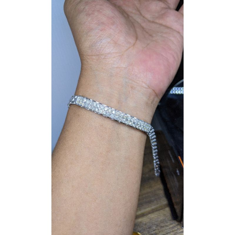 GELANG PERAK BERLIAN EROPA ASLI NATURAL