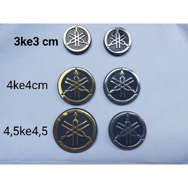 Emblem timbul logo yamaha/logo yamaha/lambang Yamaha kualitas bagus
