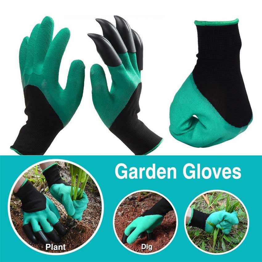 COD ✅ Sarung Tangan Kebun Genie Garden Glove Cakar Tanah Taman Murah