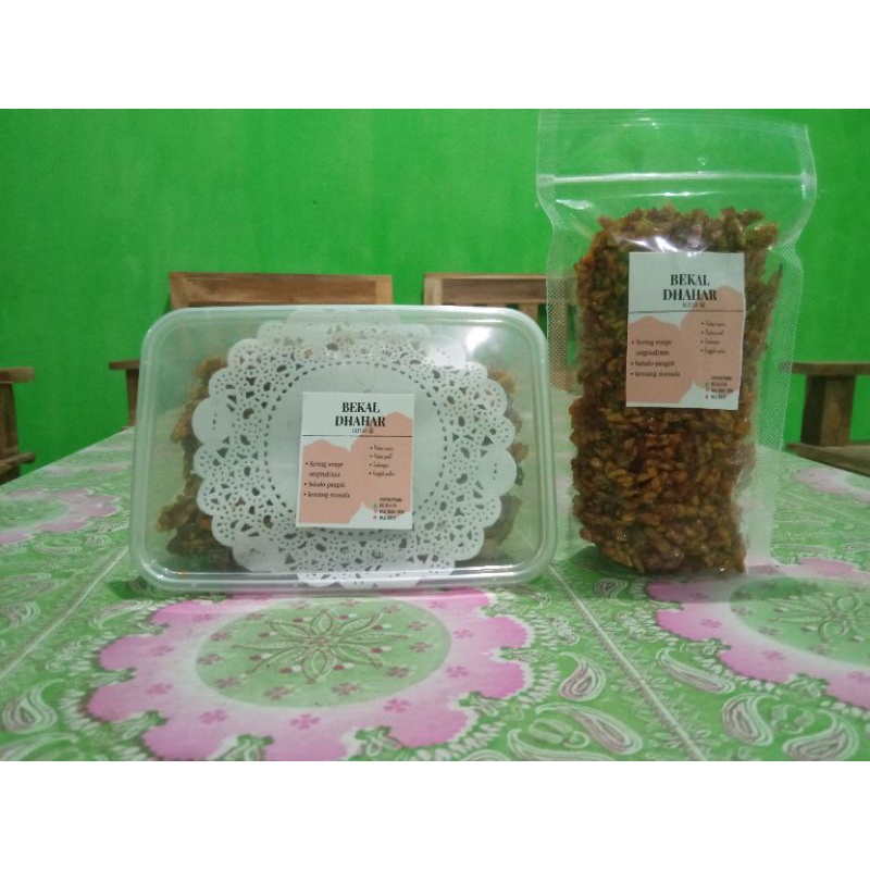

KERING TEMPE PEDAS MANIS HOME MADE ENAK isi 250 gr