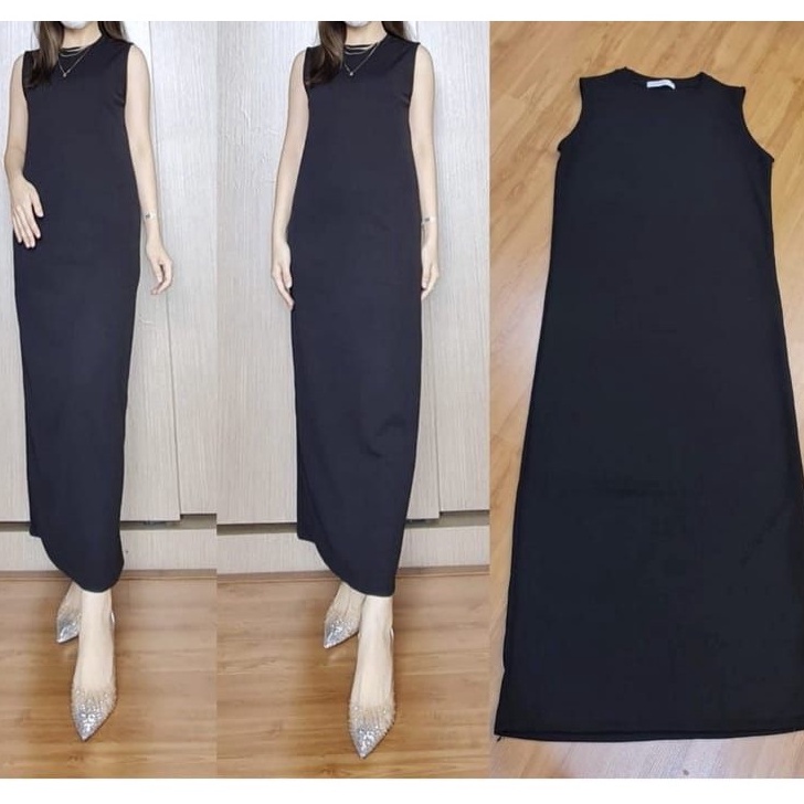 INNER DRESS SPAN RAJUT / BASIC LONG INNER / BASIC DRESS