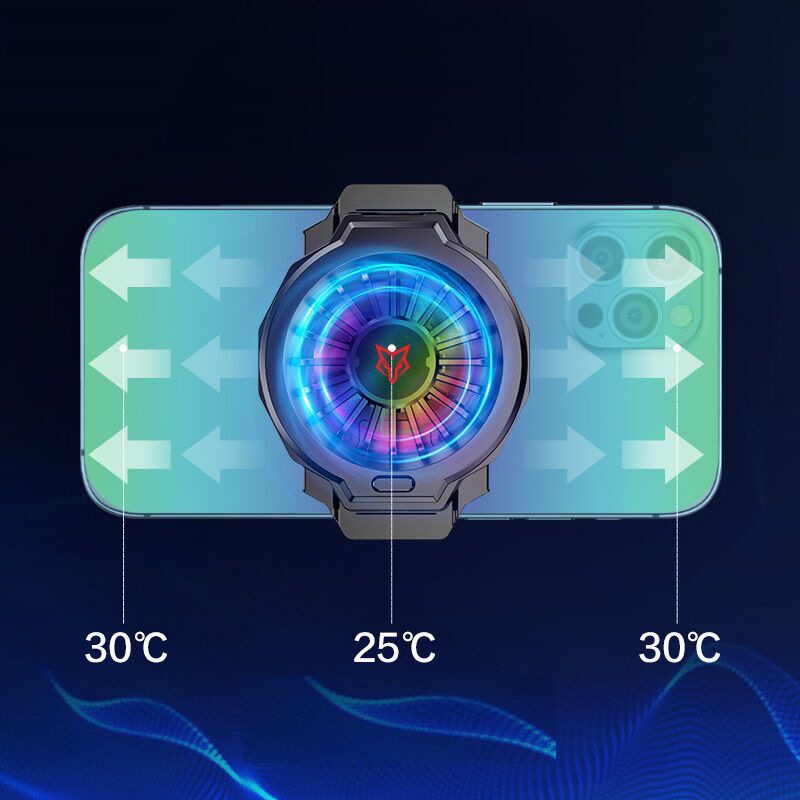 Radiator Pendingin Hp Gaming S02 - Cooling Fan Portable Gaming Pubg/Mobile Legends