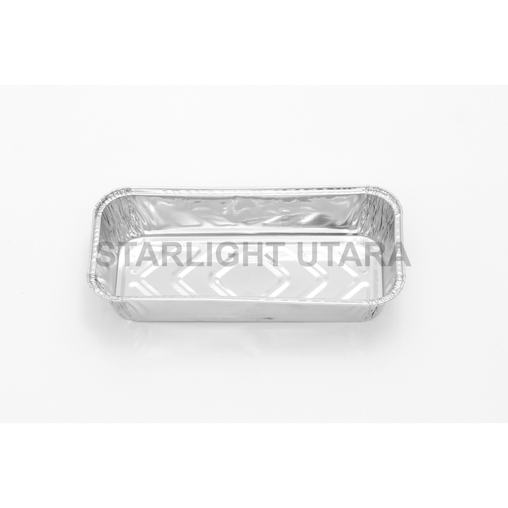 WADAH Aluminium foil tray BX 0344 tanpa tutup / macaroni schotel / pastel tutup / lasagna