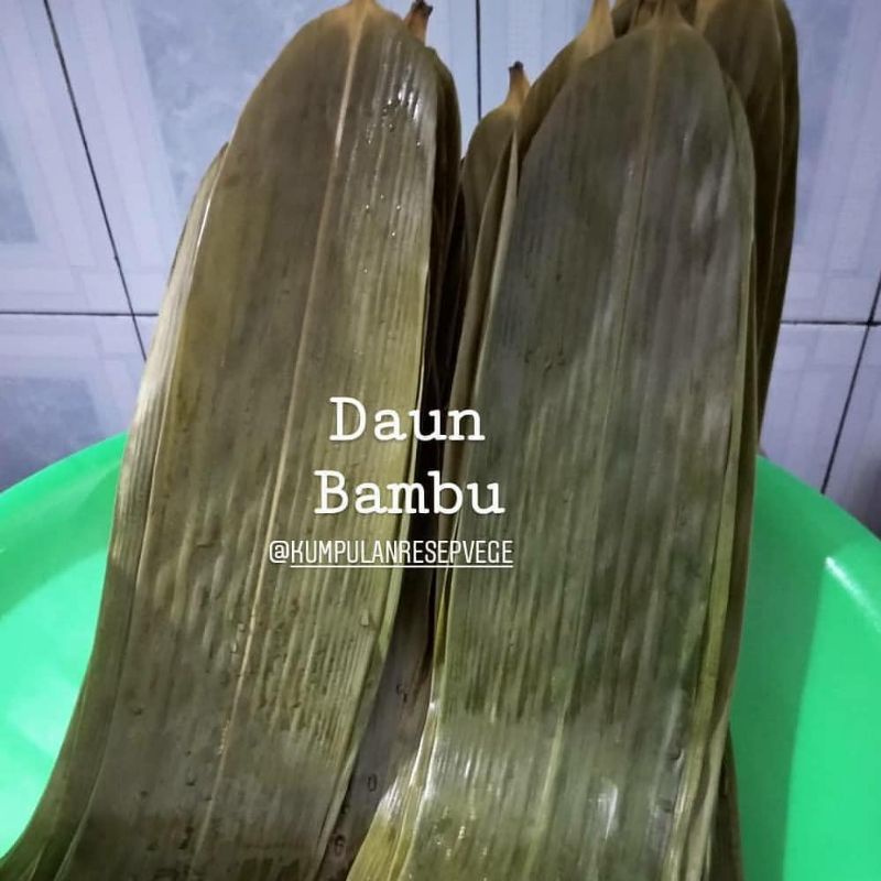 50 daun bambu bungkusan bacang bacang