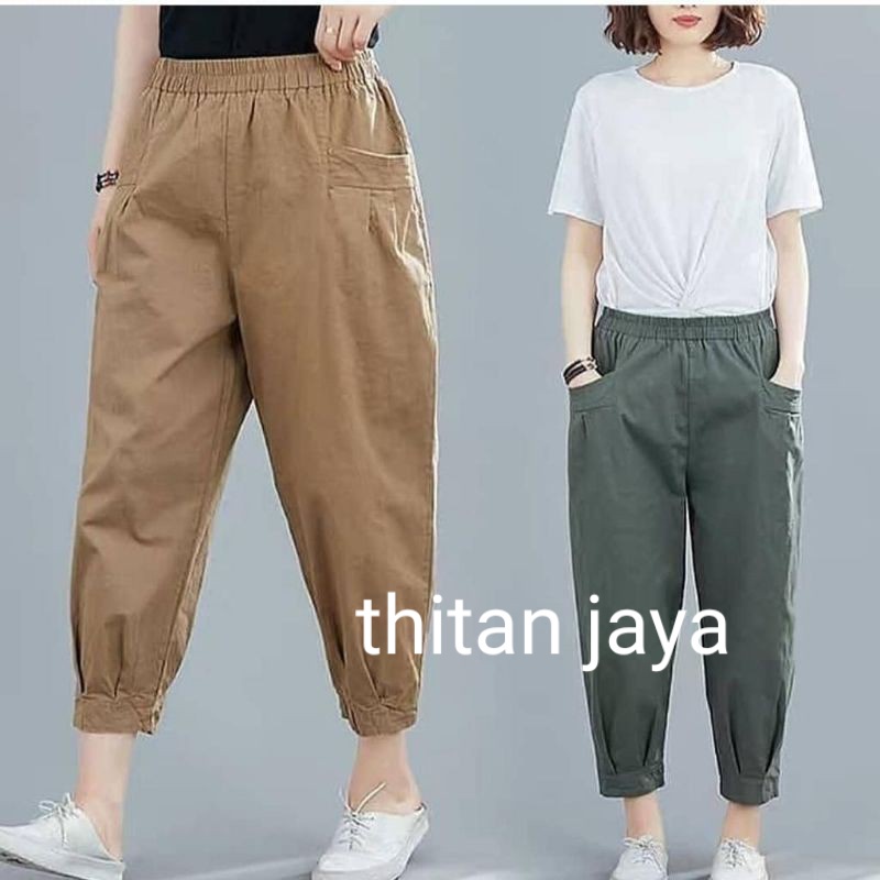 CELANA HARUKA PANTS HINATA BAGGY WILLOW