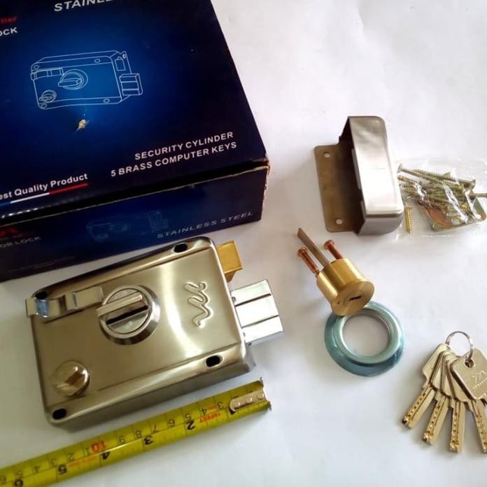 KUNCI PINTU BESI OTOMATIS MULLER