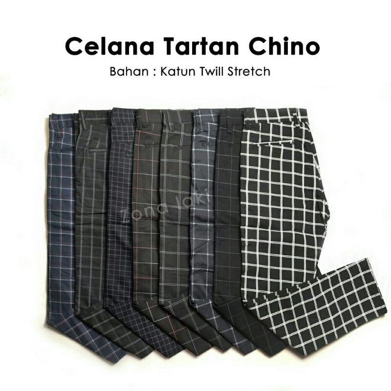 CELANA TARTAN PRIA CELANA KOTAK KOTAK PRIA TARTAN PANTS PRIA