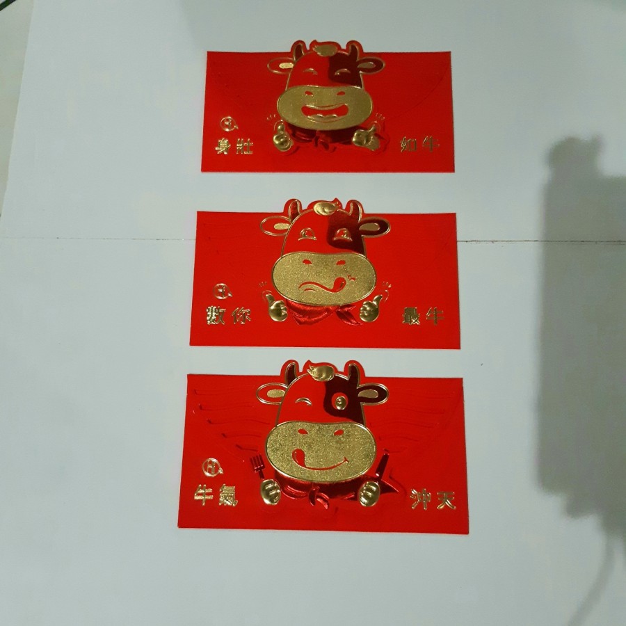 

Angpao Imlek Kerbau LL0244 Termurah | Angpao Kertas Dove Emboss Emas Model Dompet Premium