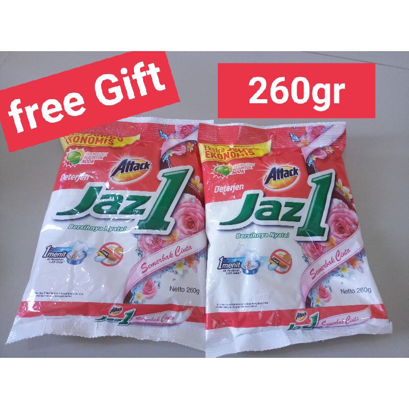 Attack Jaz 1 semerbak cinta 260 gr termurahh FREE GIFT