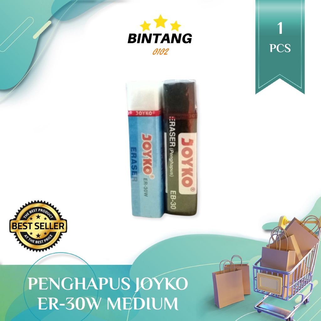 

PENGHAPUS JOYKO MEDIUM / SEDANG ( STIP / ERASER ) ER-30W