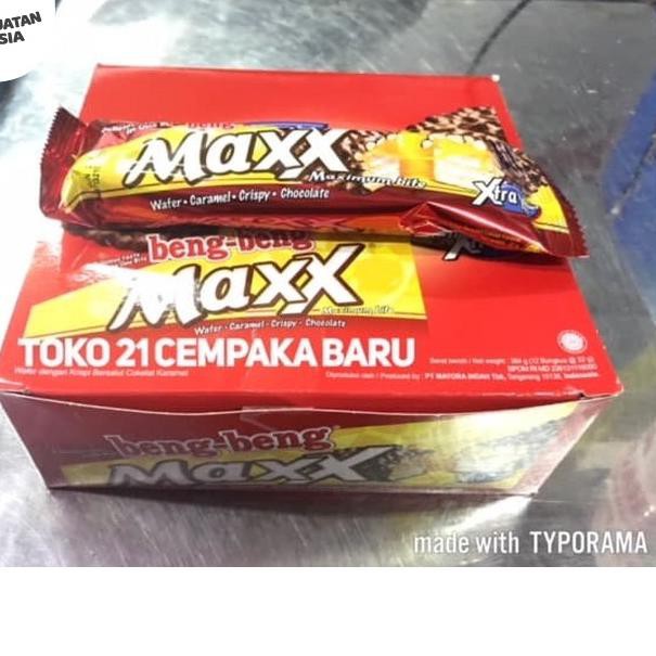 

Ω Beng Beng MAXX 1 BOX isi 12 PCS | Wafer Cokelat Coklat BengBeng MAX ✻