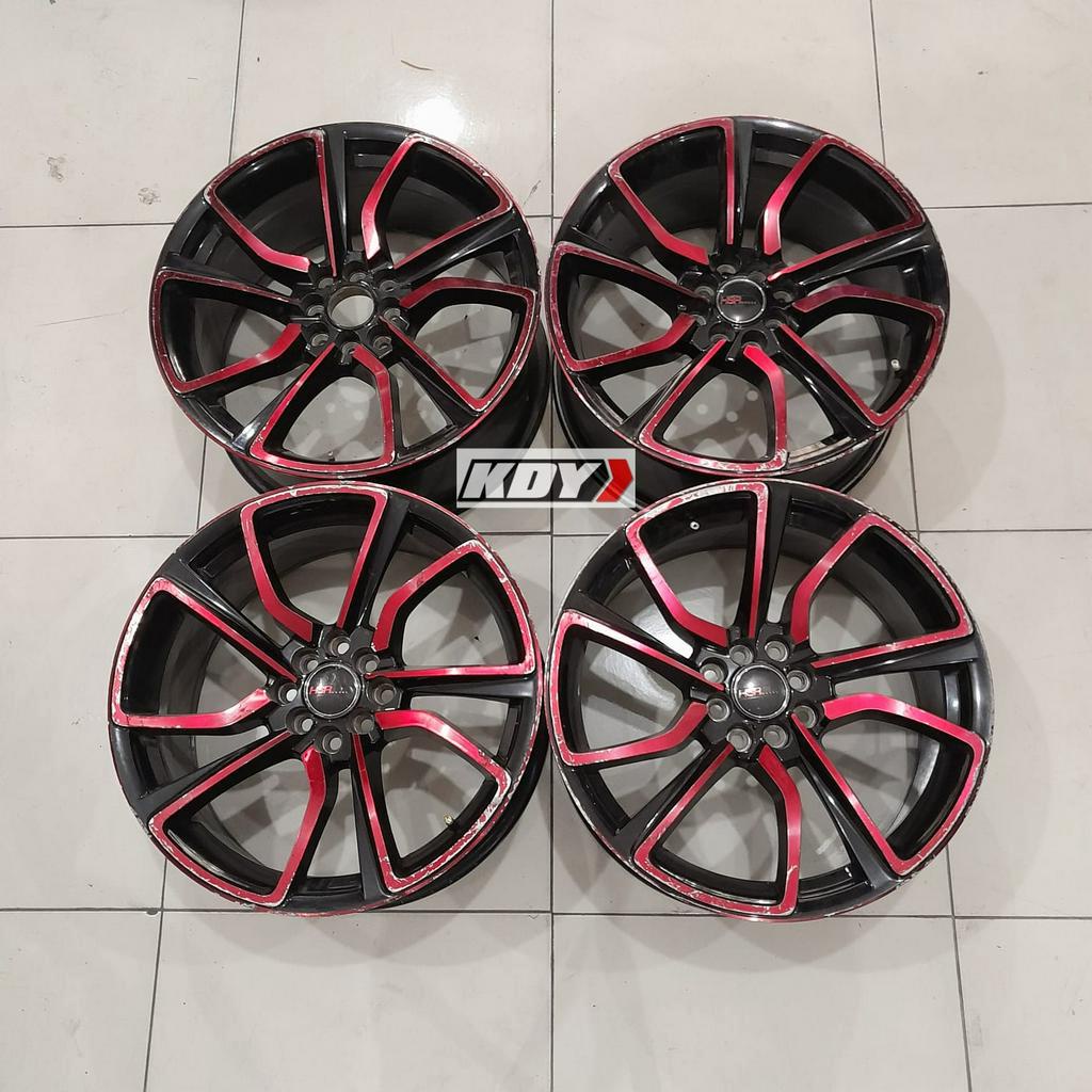 Velg Mobil Seken Bekas Murah HSR MISATO Ring 18 Hole 4x100/4x114,3 Jazz City