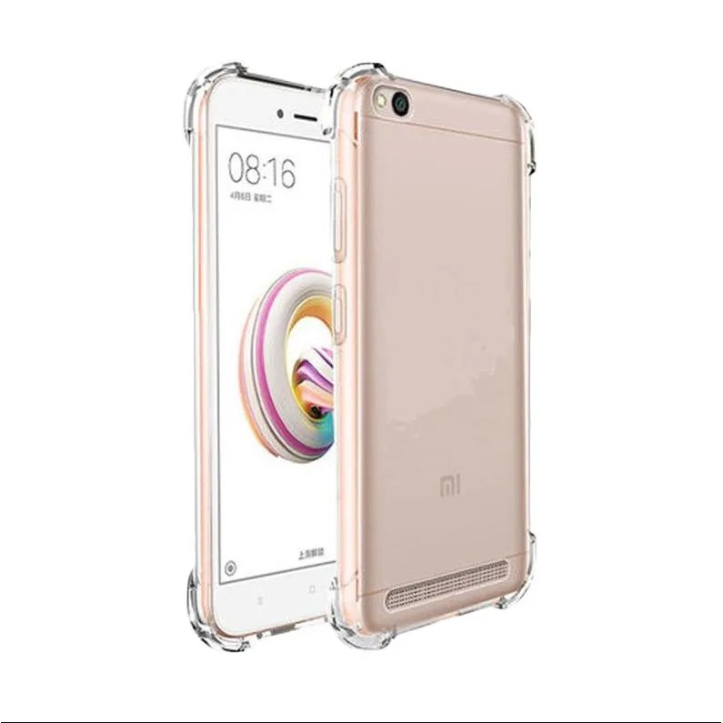 Case Anti Shock Anti Crack Softcase Casing Xiaomi Redmi 5A - Clear