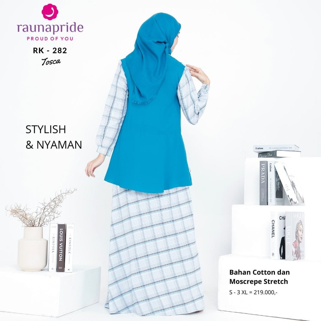 Gamis  Wanita / Rauna / RK - 282 / 283 / Fashion Muslim