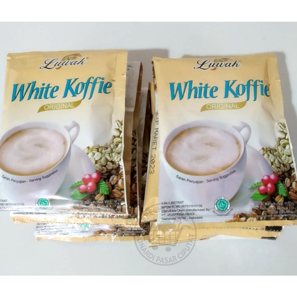 Kopi Luwak white Coffe original 1 RENCENG (10 sachet)