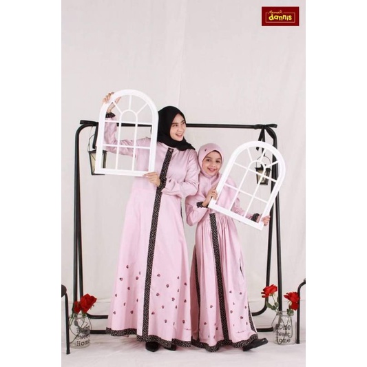 NEW ARRIVAL GAMIS DANNIS ABAYA D'TULIP DANNIS COUPLE D'TULIP DANNIS TERBARU SARIMBIT IBU DAN ANAK
