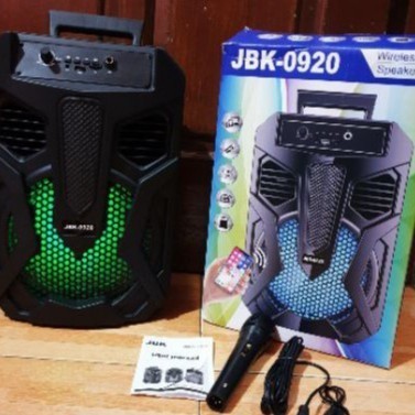 Speaker Portable JBK 8&quot;inc 0920/Speaker Bluetooth Salon Aktif JBK-0920