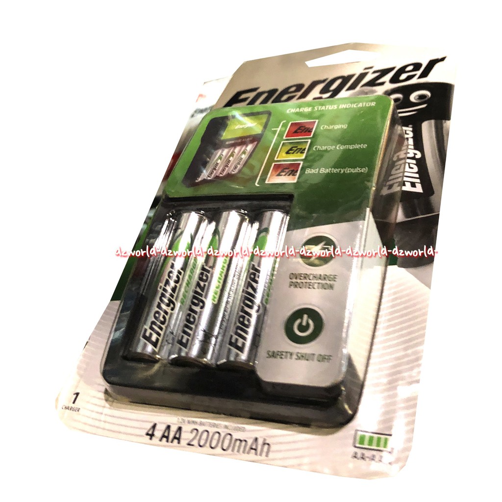 Energizer Recharge Maxi Charging Alat Tempat Charge Cas Baterai Battery Enerziger Batrai