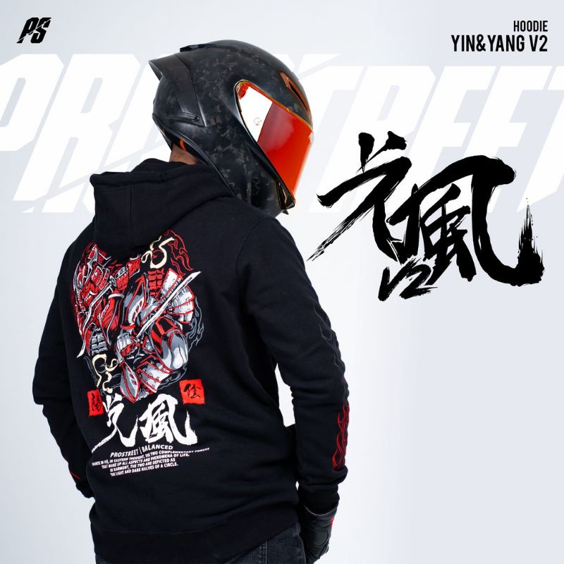 JAKET SWEATER HOODIE PRIA PROSTREET HITAM / HOODIE RACING RIDERS DISTRO PREMIUM QUALITY / HOODIE FLECE SIZE M L XL / SWEATER PRIA HOODIE SUNMORI PRIA WANITA JAKET RACING JAKET PRIA PROSTREET YIN YANG V2