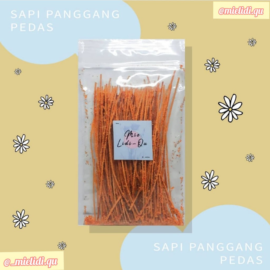 

MIE LIDI POUCH SAPI PANGGANG 70GR / MIE LIDI PEDAS / LIDI LIDIAN