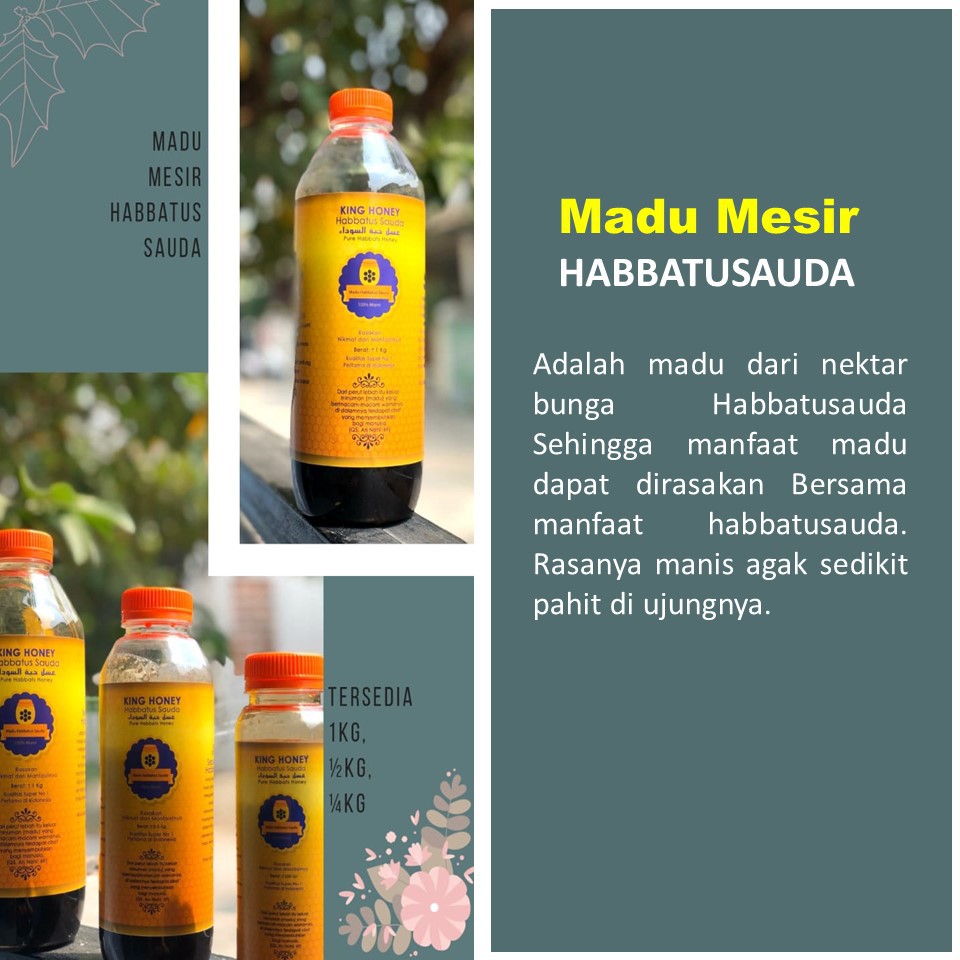 

Madu Mesir Habbatusauda Ternak 1 kg