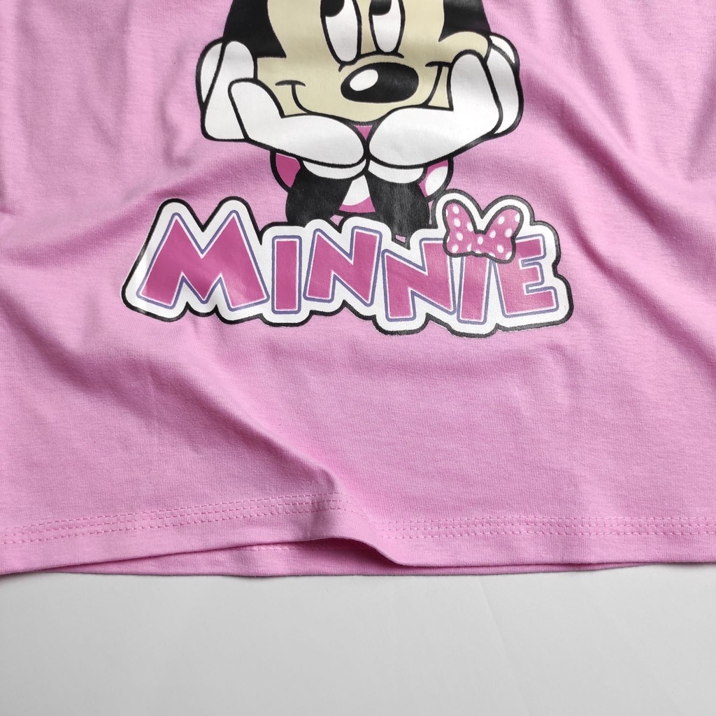 KAOS ANAK PEREMPUAN MINNIE PINK 1-8 TAHUN