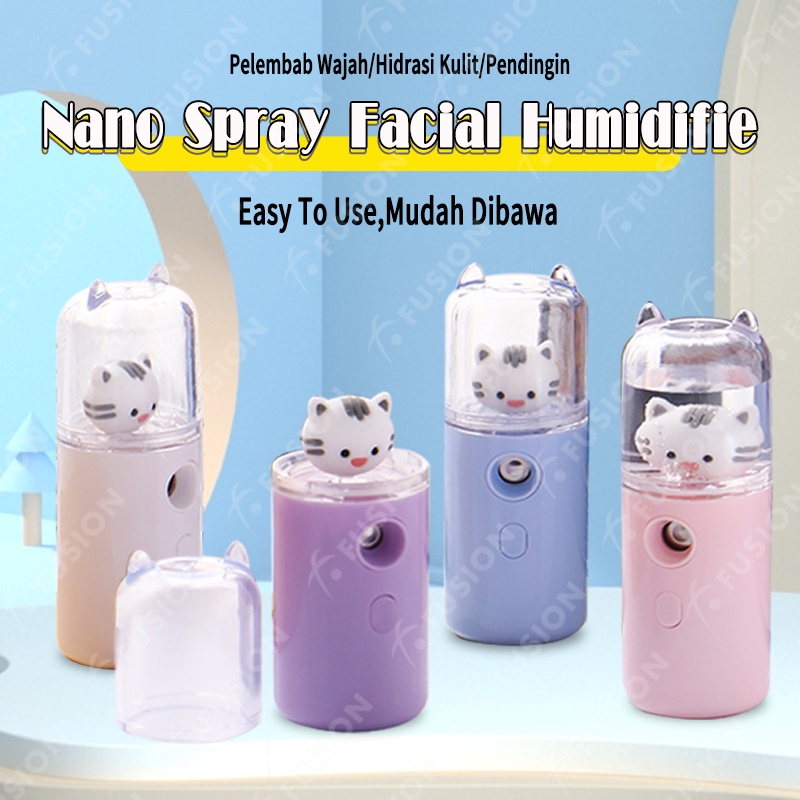 Fusion Nano spray mini - nano spray ada boneka nano mist pelembab wajah mainan nano spray nano spray portable mini